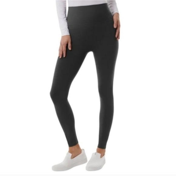 32° Degrees Heat Leggings 2 Pack Size XL Navy Blue Charcoal Grey Stretch - Picture 3 of 11